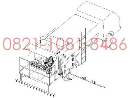 desain aspal distributor 4000 liter