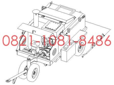 desain Asphalt Sprayer Emulsi Murah