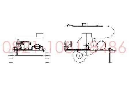 desain Asphalt Sprayer Mini