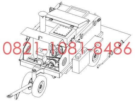 desain Asphalt Sprayer Emulsi Indonesia