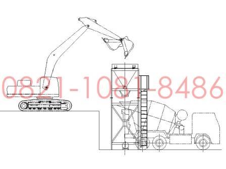 Jual Simple Batching Plant Paling Murah