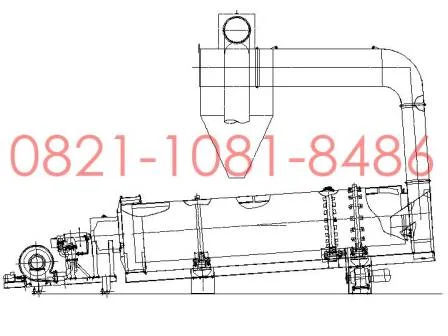 desain Rotary Drum Dryer Murah