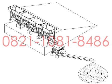 desain Mixer Aggregate Murah