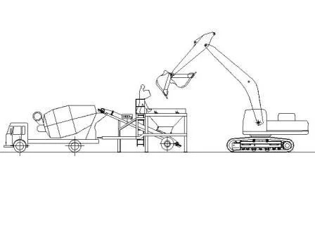 desain Mini Concrete Plant Murah